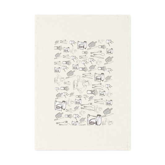 Heart of the Home - Hand-Drawn Kitchen Sketch Pattern for Home Cooks & Bakers